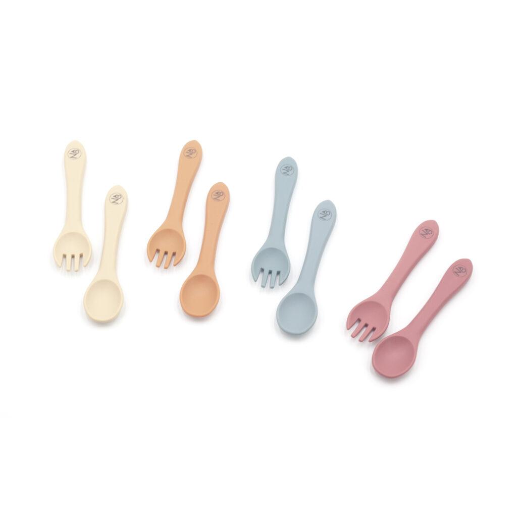 Silicone Fork & Spoon Set Start4life
