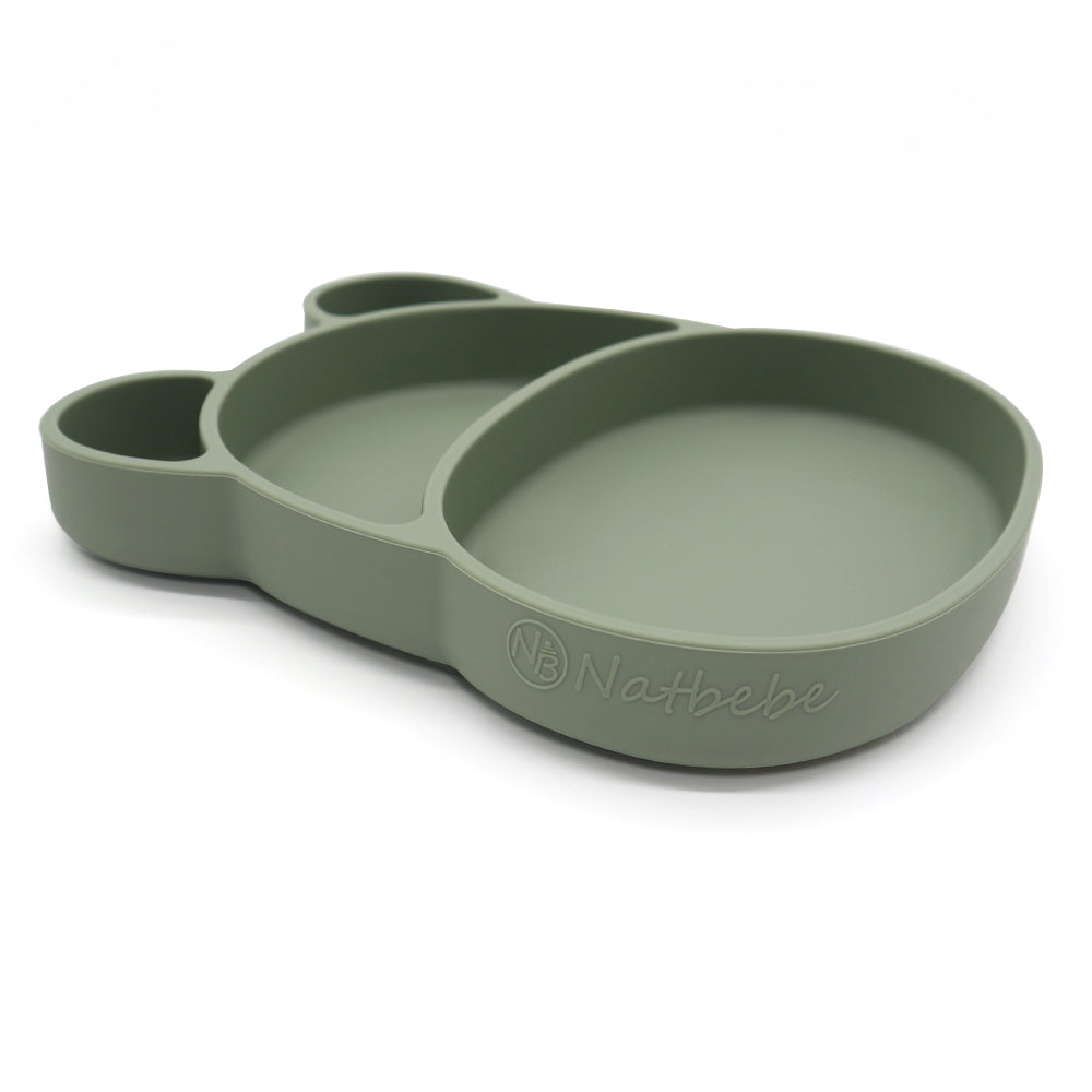 Hippo Suction Divider Plate Sage