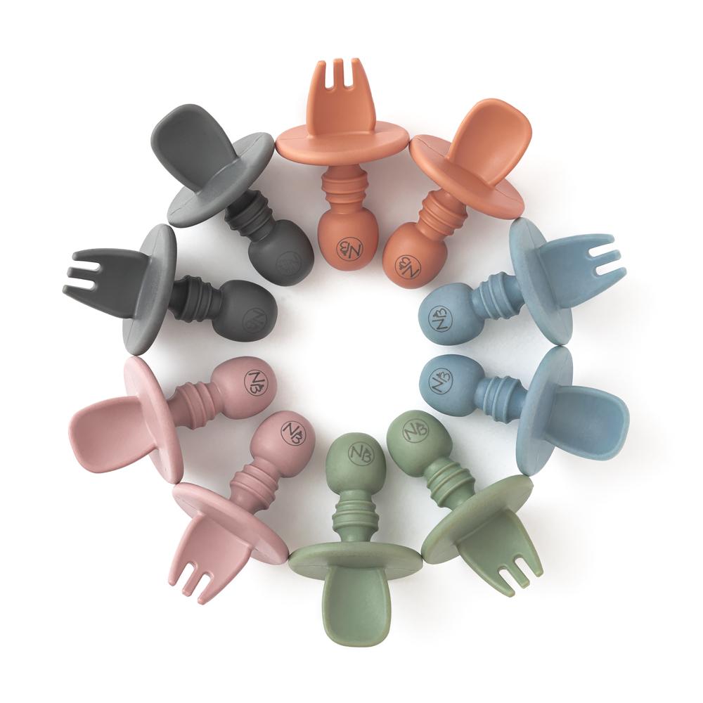 Easy Hold Silicone Training Cutlery Set