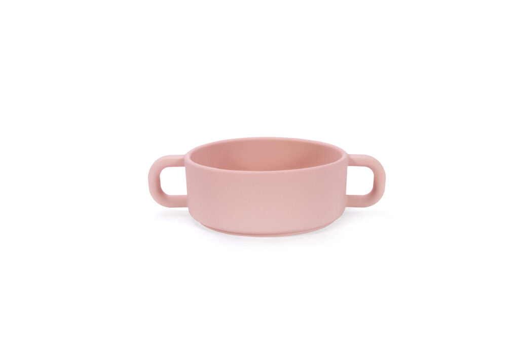 Premium Silicone Feeding Bowl Simply Pink